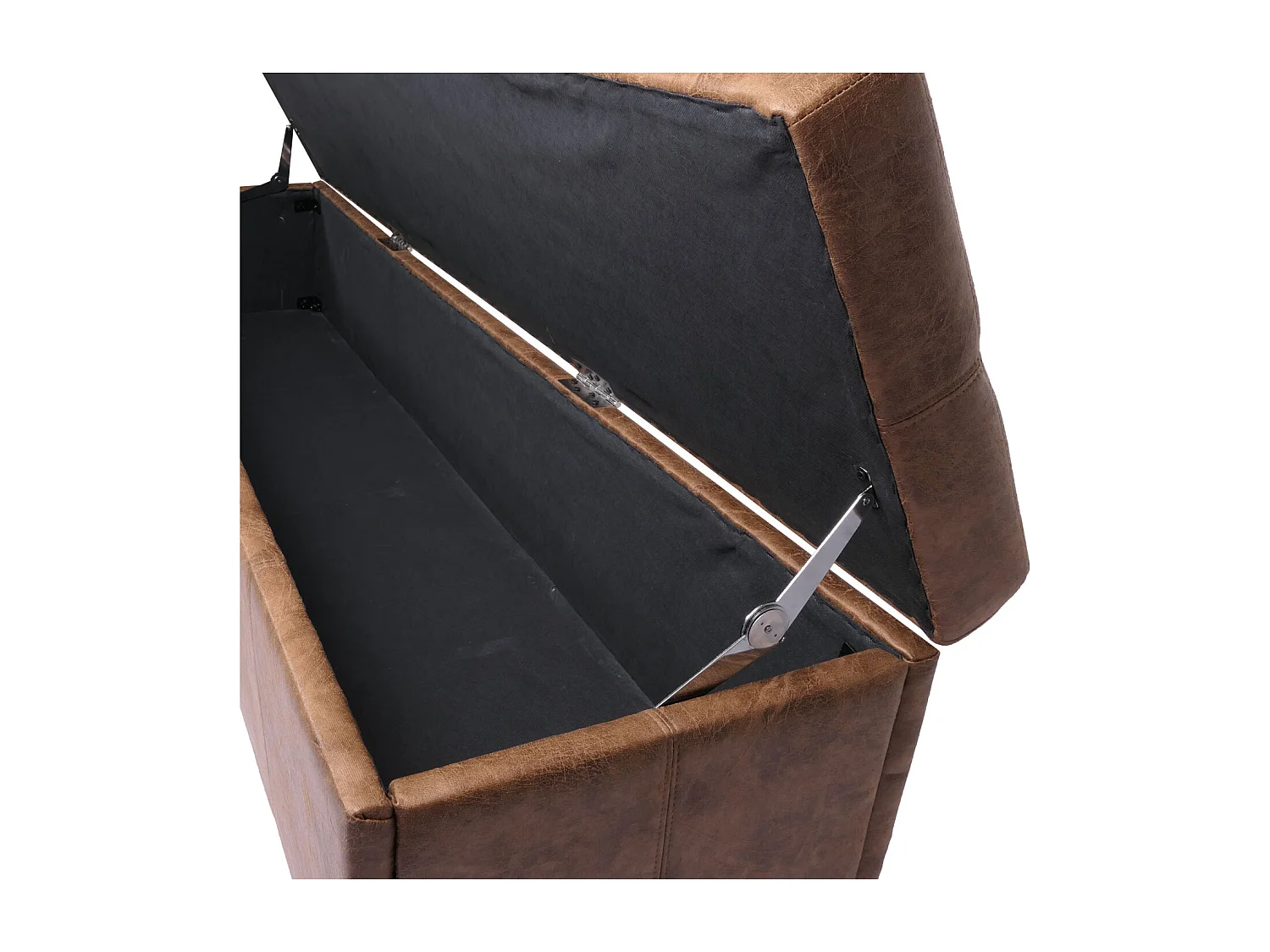 Opbergkist Kriens XXL,  imitatie suède