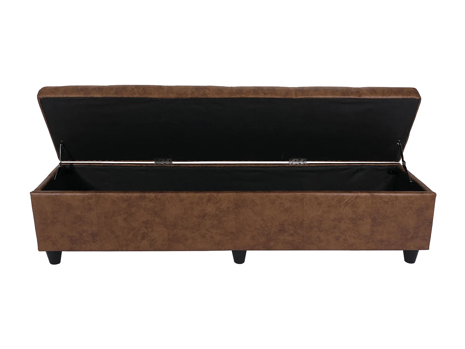 Opbergkist Kriens XXL,  imitatie suède