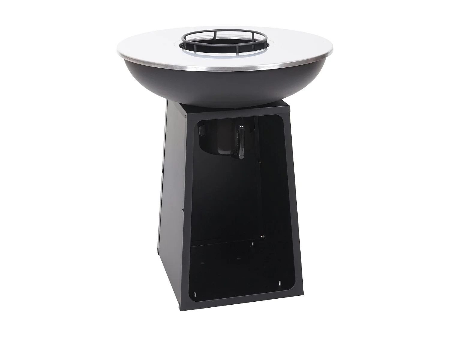 Vuurkorf met grillplaat MCW-K97,  Ø66cm zwart