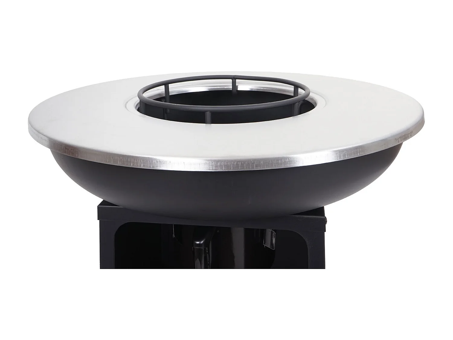 Vuurkorf met grillplaat MCW-K97,  Ø66cm zwart