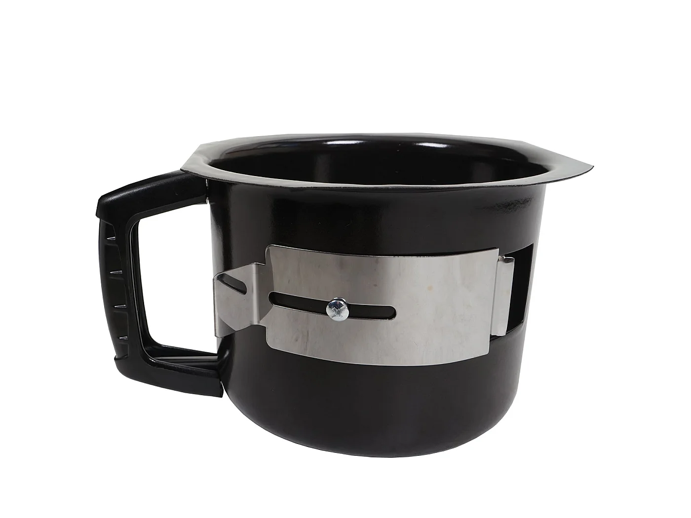 Cuenco de fuego con placa de parrilla MCW-K97,  Ø59cm negro