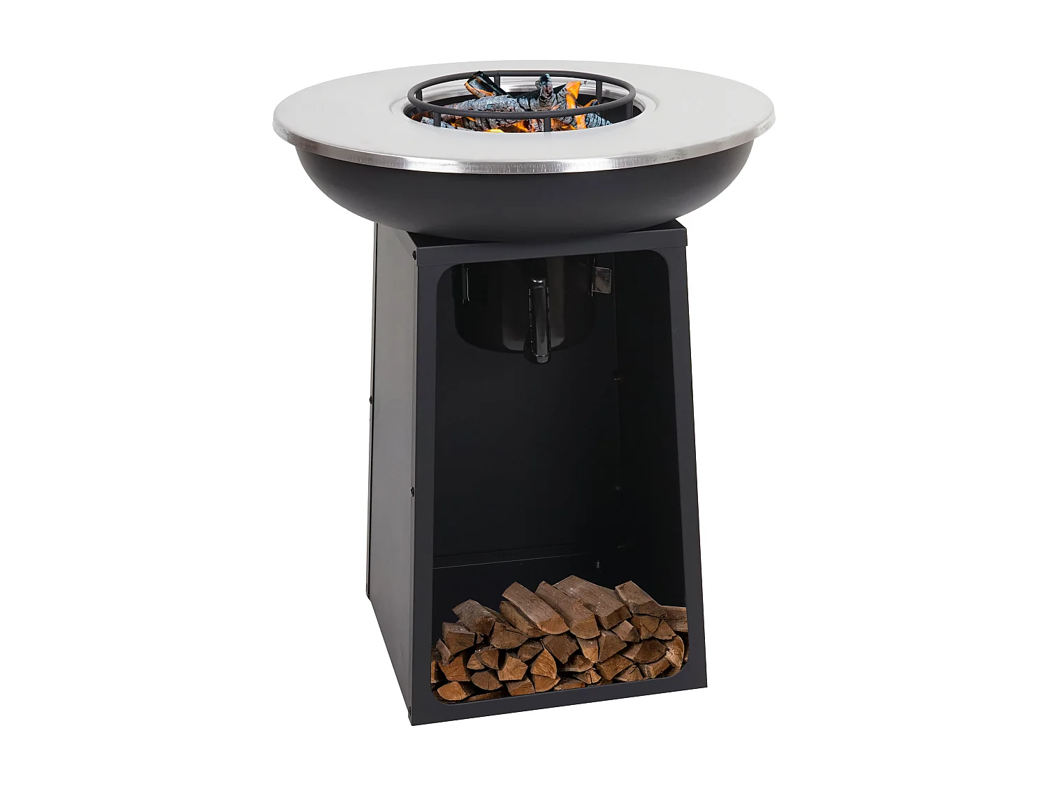 Plaque de cuisson avec grill MCW-K97,  Ø59cm noir