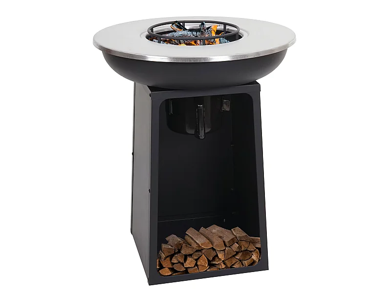 Plaque de cuisson avec grill MCW-K97,  Ø59cm noir