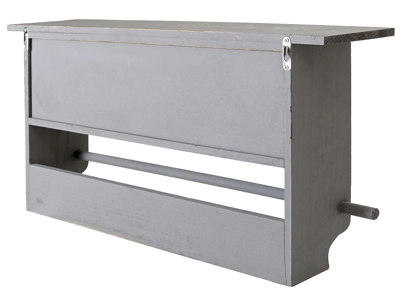 Køkkenhylde MCW-C49 med 5 skuffer,  shabby look, grå