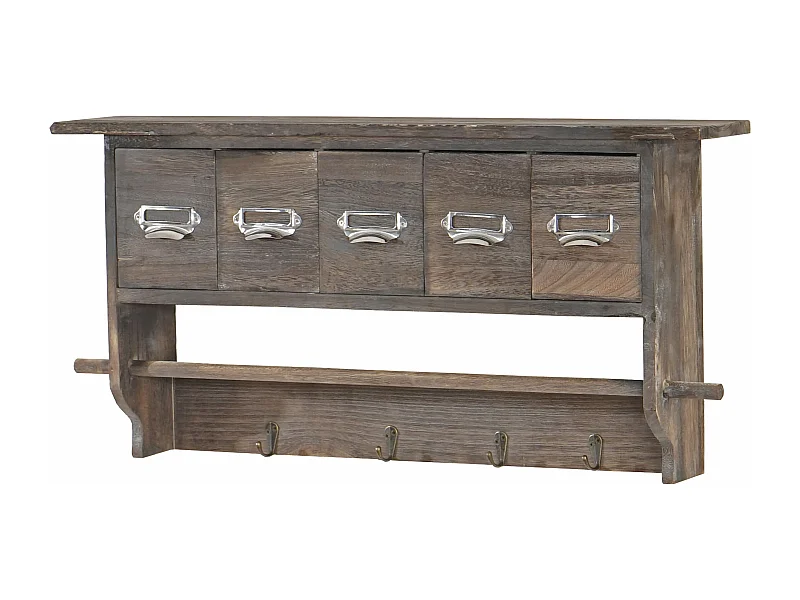 Keukenrek MCW-C49 5 laden,  bruin