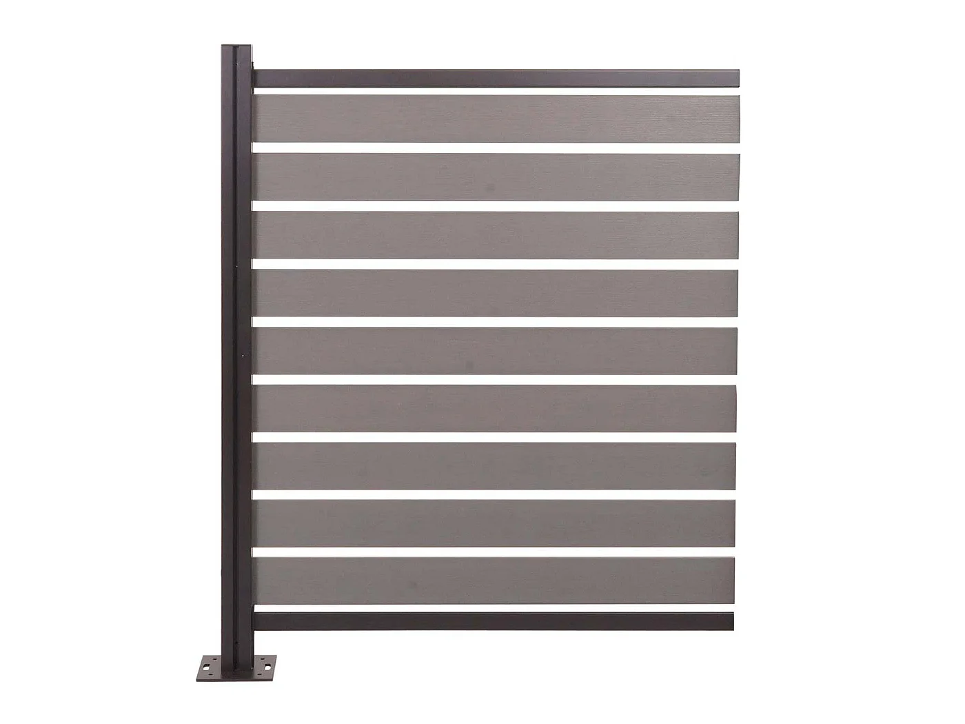 Aluminium afvalbakkenhek MCW-K57,  grijs