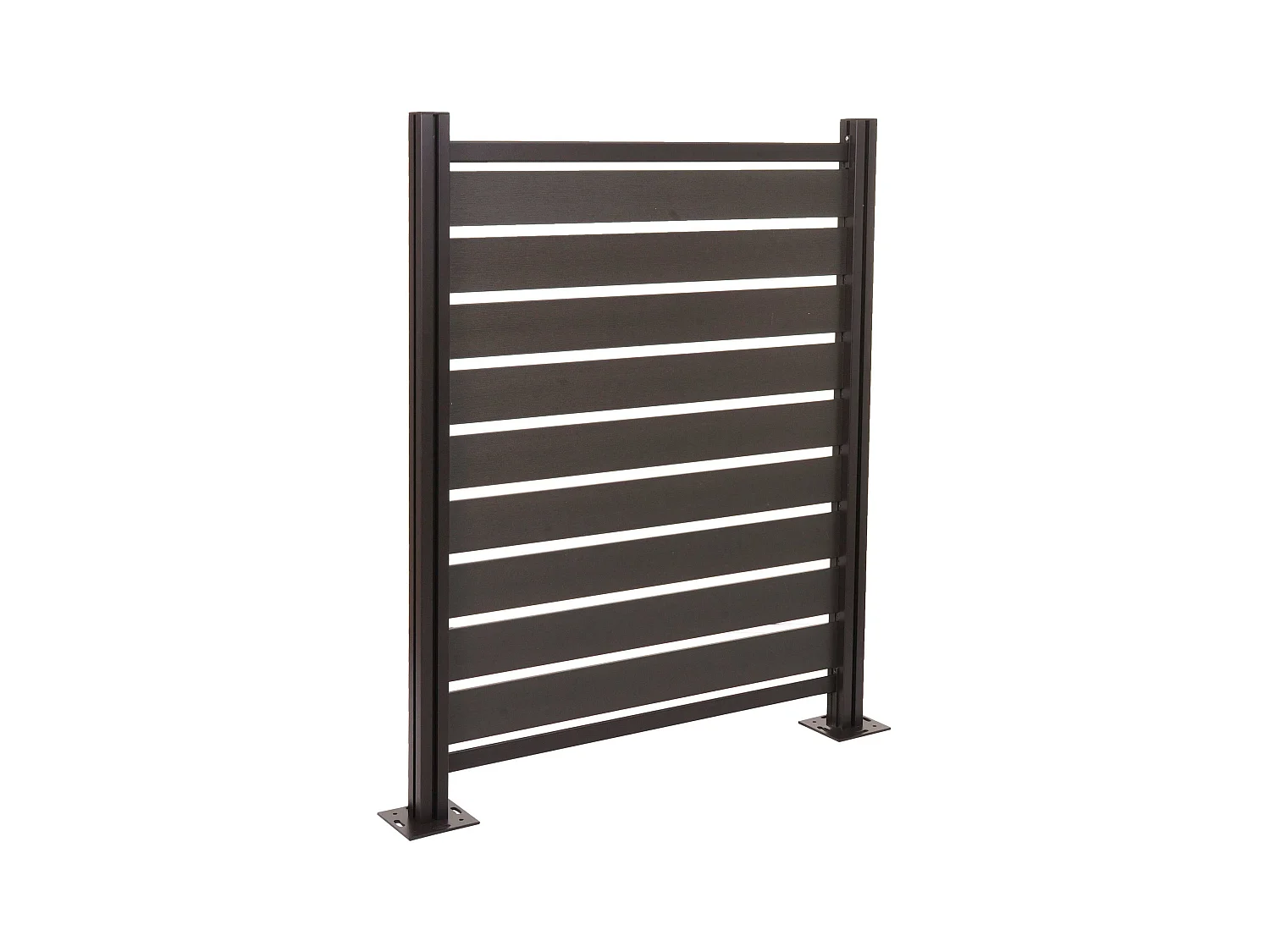 Clôture pour poubelles en aluminium MCW-K57,  anthracite