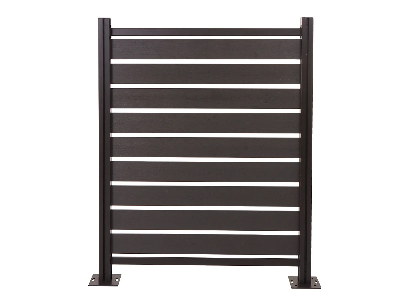 Aluminiowe ogrodzenie kosza na śmieci MCW-K57,  antracyt