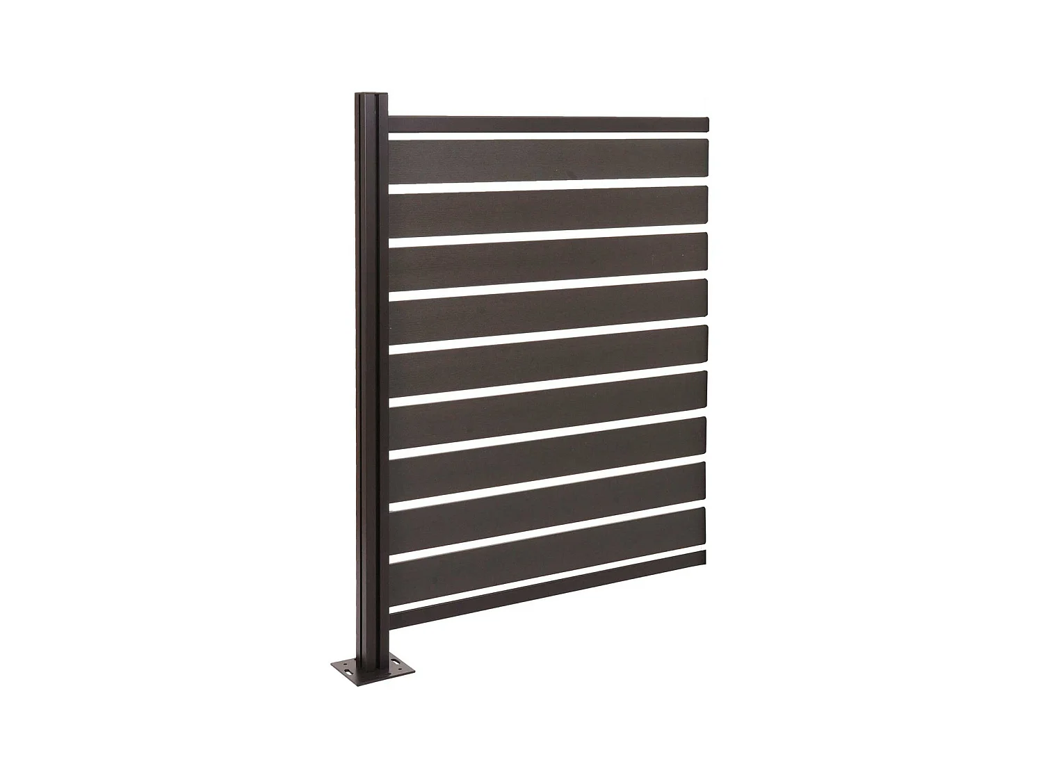 Aluminium afvalemmerhek MCW-K57,  antraciet
