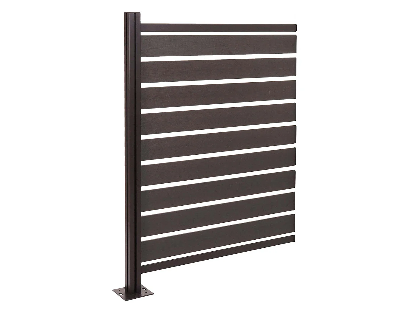 Clôture pour poubelles en aluminium MCW-K57,  anthracite