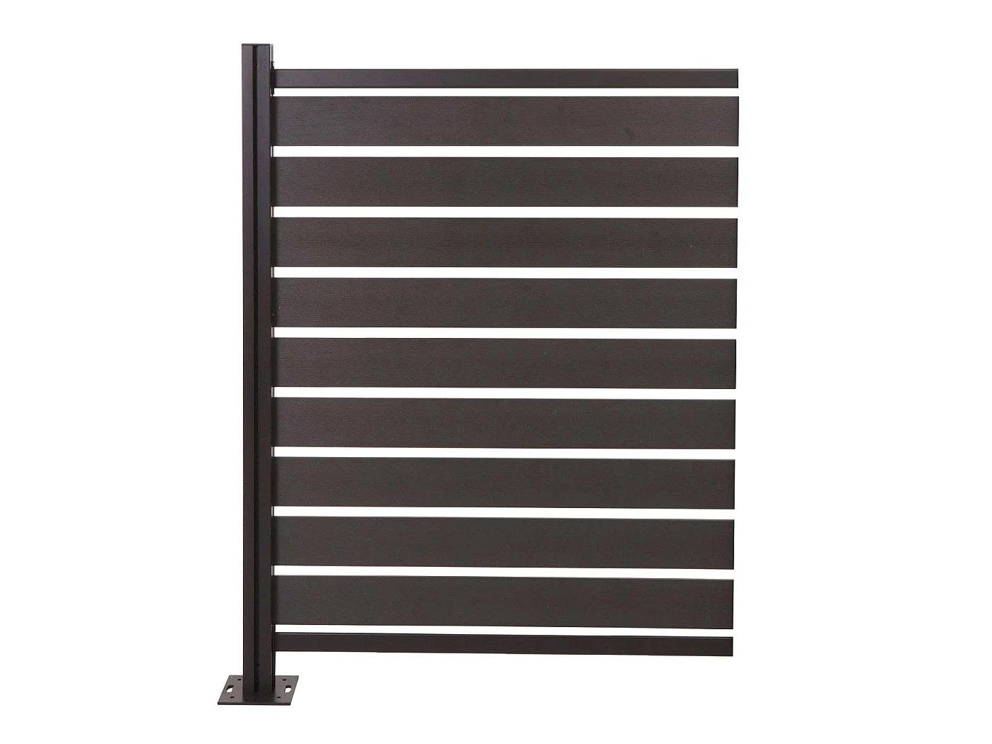 Clôture pour poubelles en aluminium MCW-K57,  anthracite