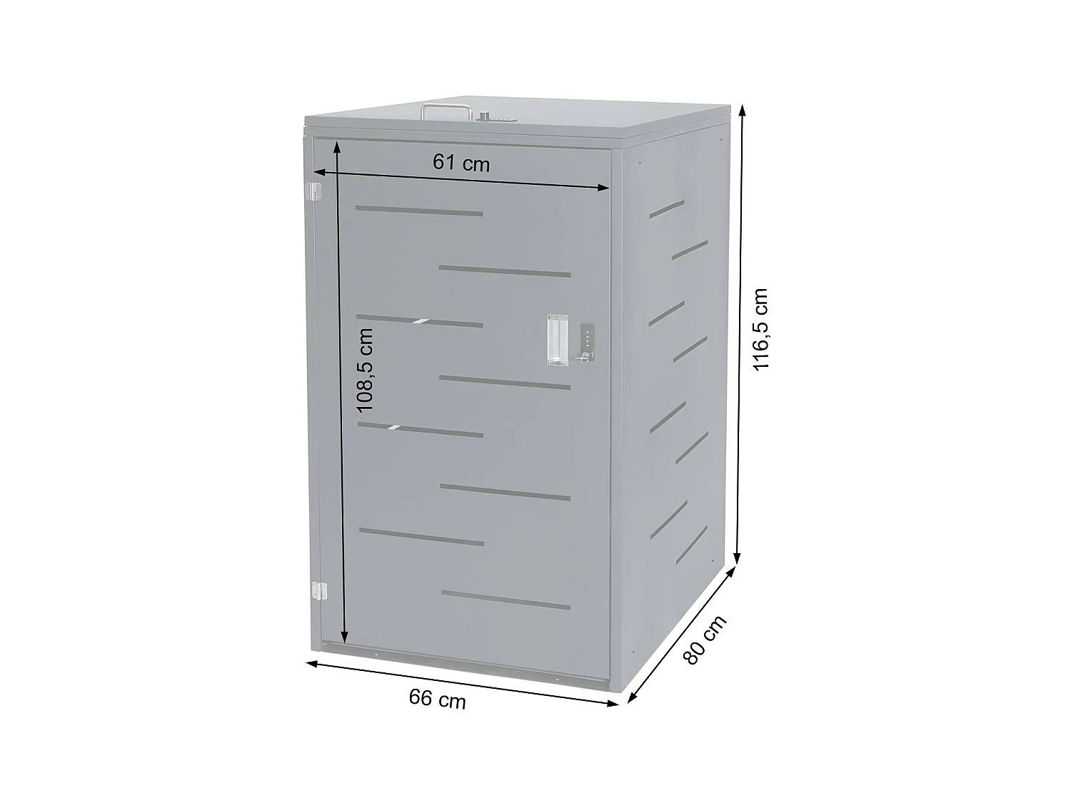 Afvalbakbekleding MCW-E83,  roestvrij staal 30kg