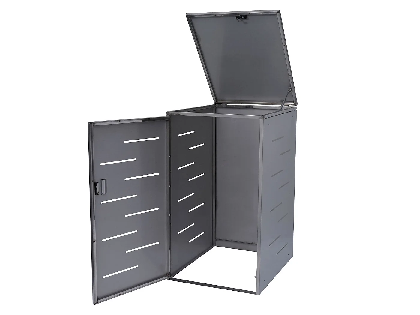 Cubo de basura MCW-E83,  acero inoxidable 30kg