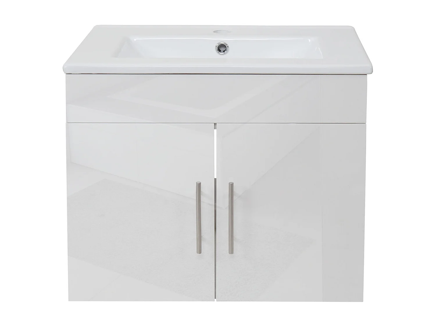 Lavabo + meuble bas MCW-D16,  blanc
