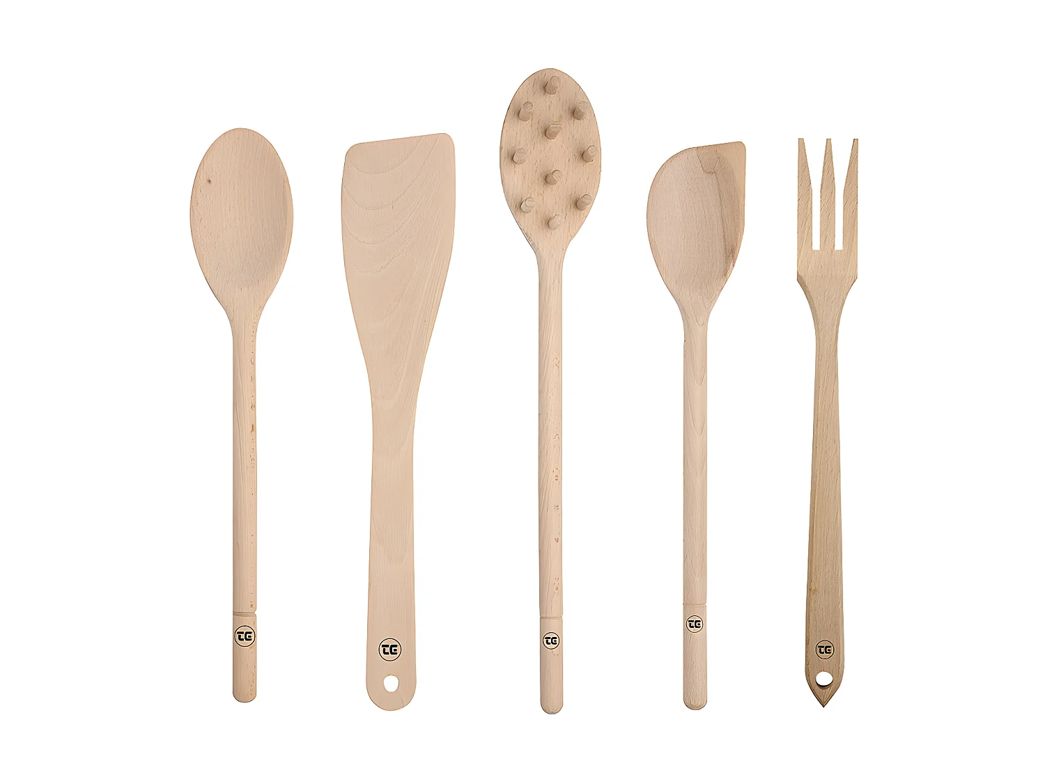 Set d'ustensiles de cuisine en bois