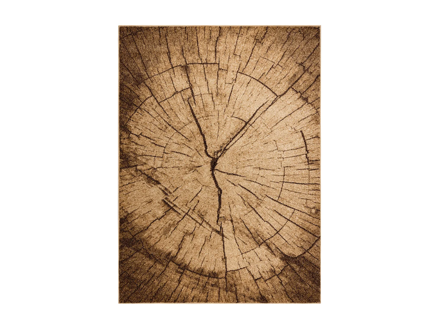 Tapis SILVER TRONKO Arbre Bois noix  120x170 cm