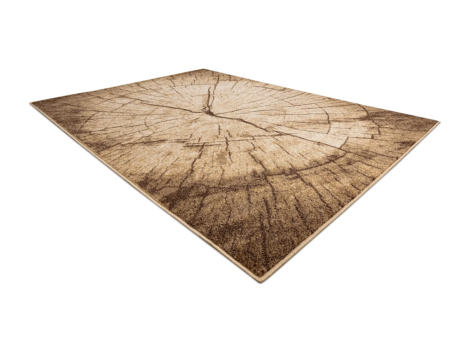 Tapis SILVER TRONKO Arbre Bois noix  120x170 cm