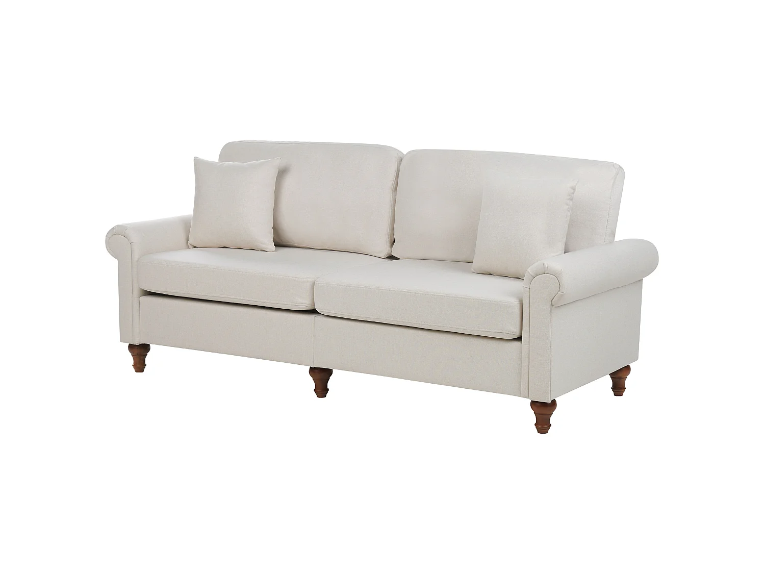 Canapé 3 places en coton beige GINNERUP