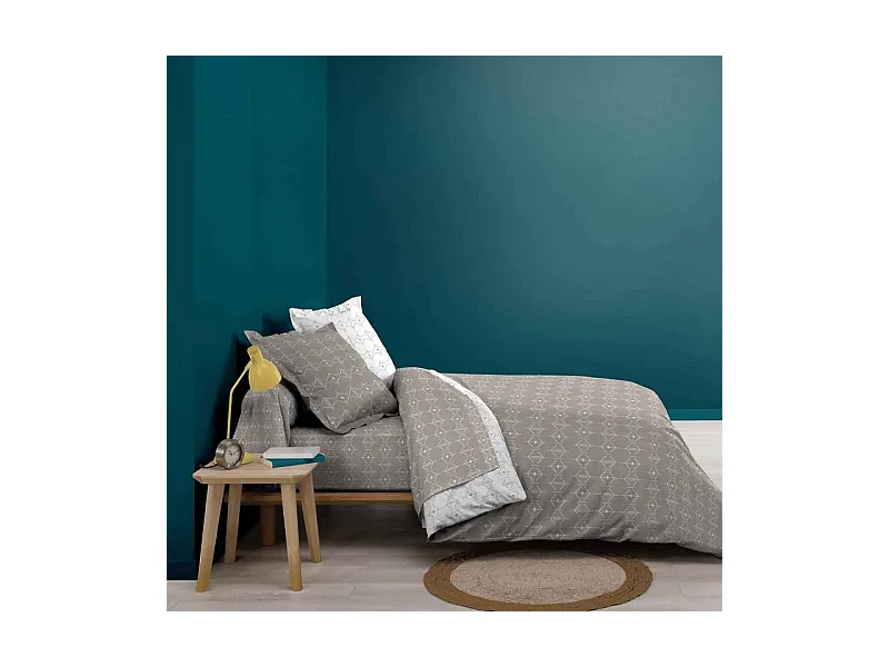 Housse de Couette "Botania" 240x220cm Gris