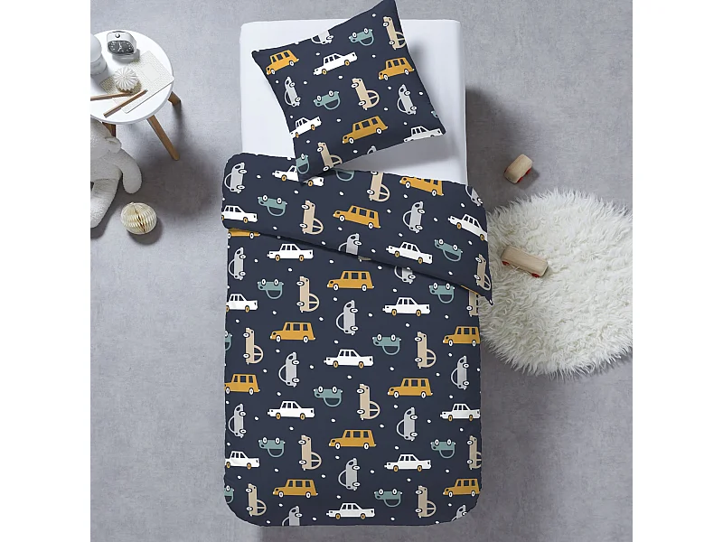Parure de lit enfant 140x200 Auto