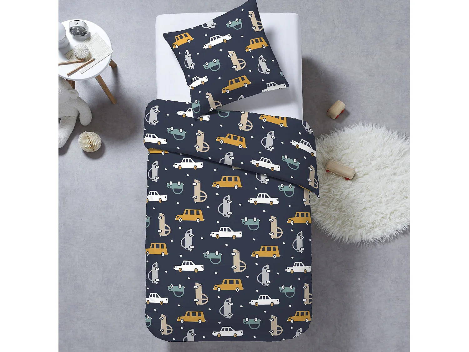 Parure de lit enfant 140x200 Auto