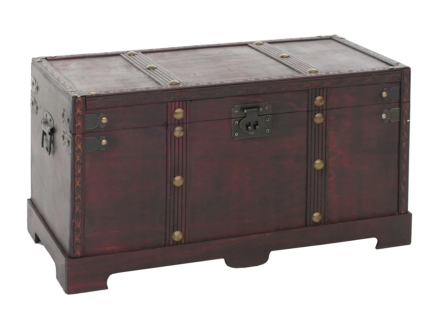 Holztruhe Antibes, Eckig