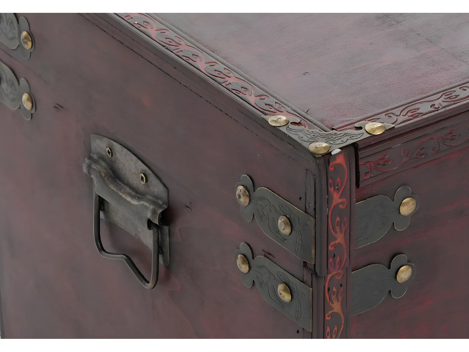 Holztruhe Antibes, Eckig