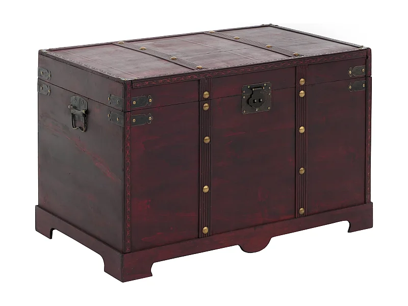 Arcón de madera Antibes,  angular