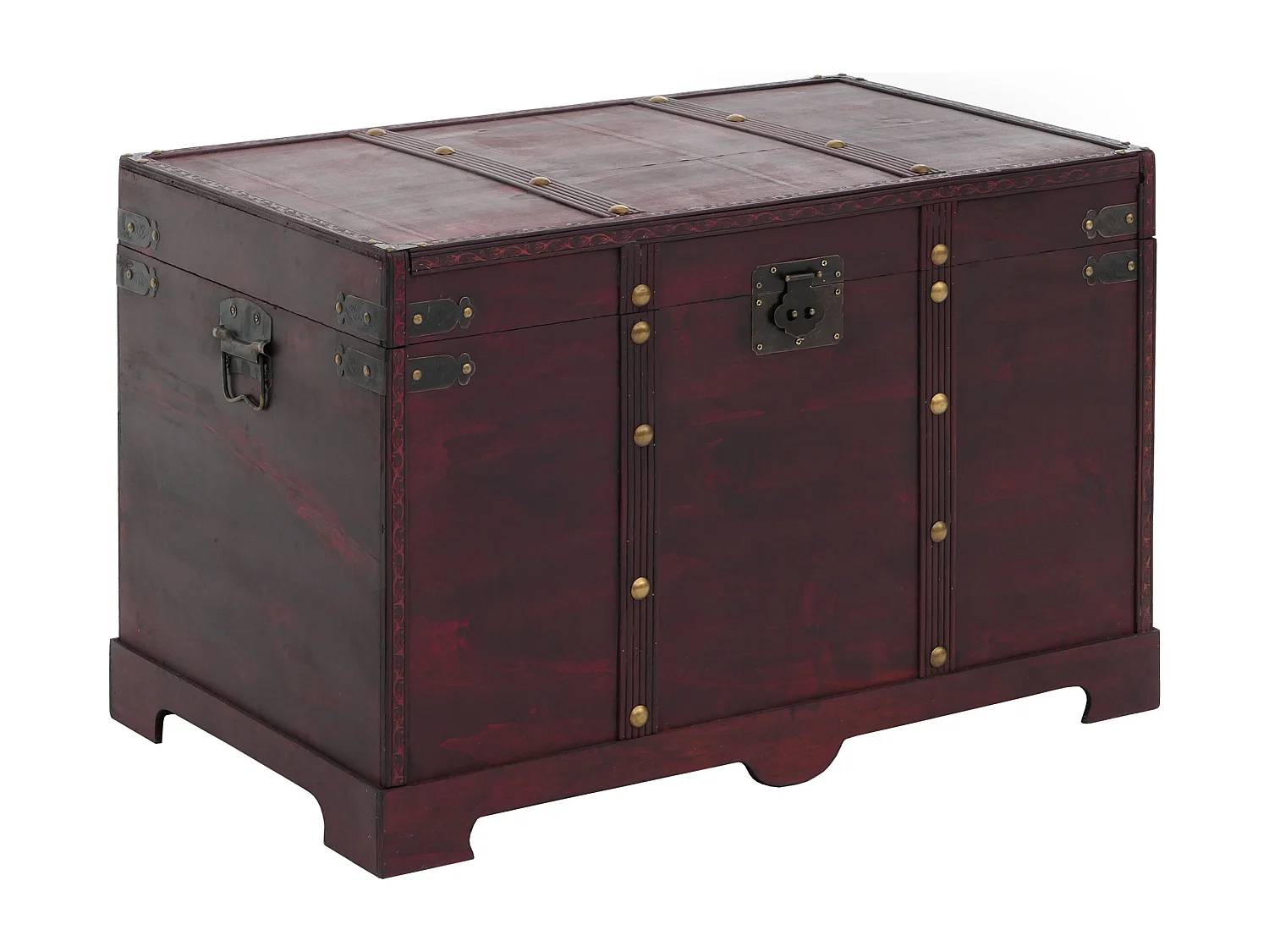 Holztruhe Antibes, Eckig