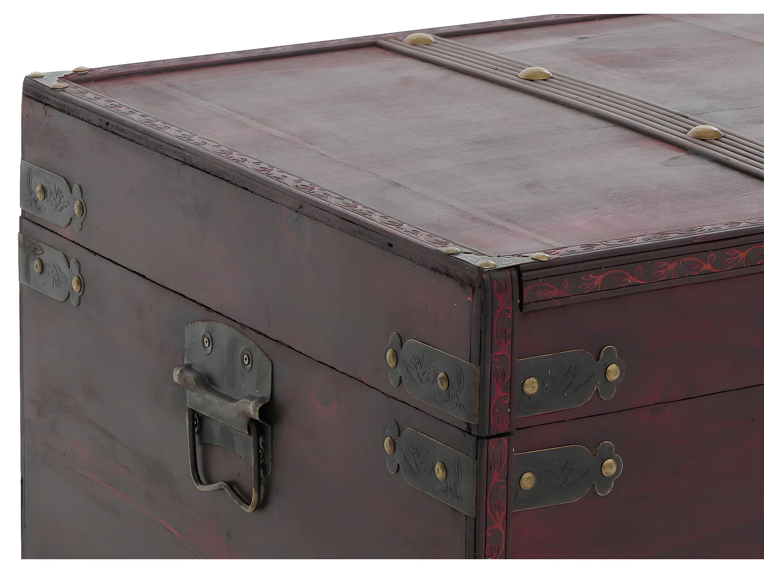 Holztruhe Antibes, Eckig