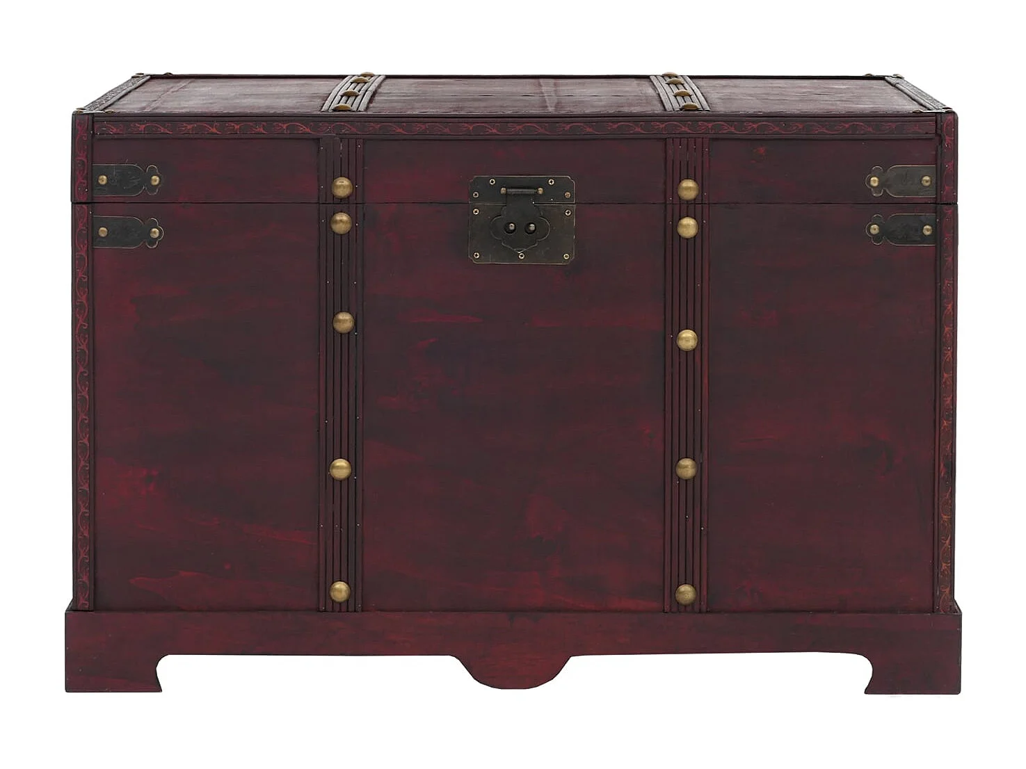 Coffre en bois Antibes,  carré