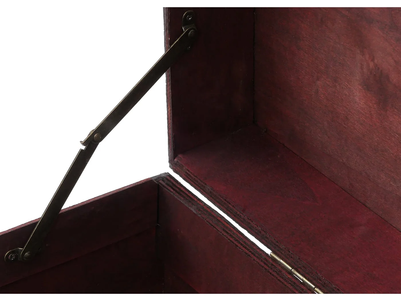 Coffre en bois Antibes,  carré