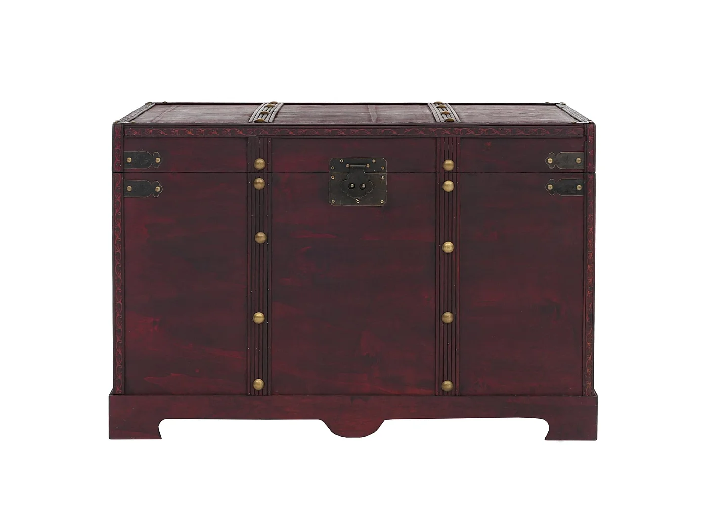 Cofre de madera Antibes,  cuadrado