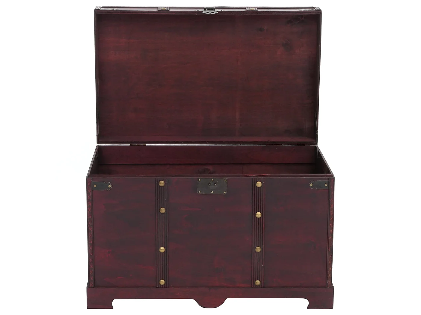 Cofre de madera Antibes,  cuadrado