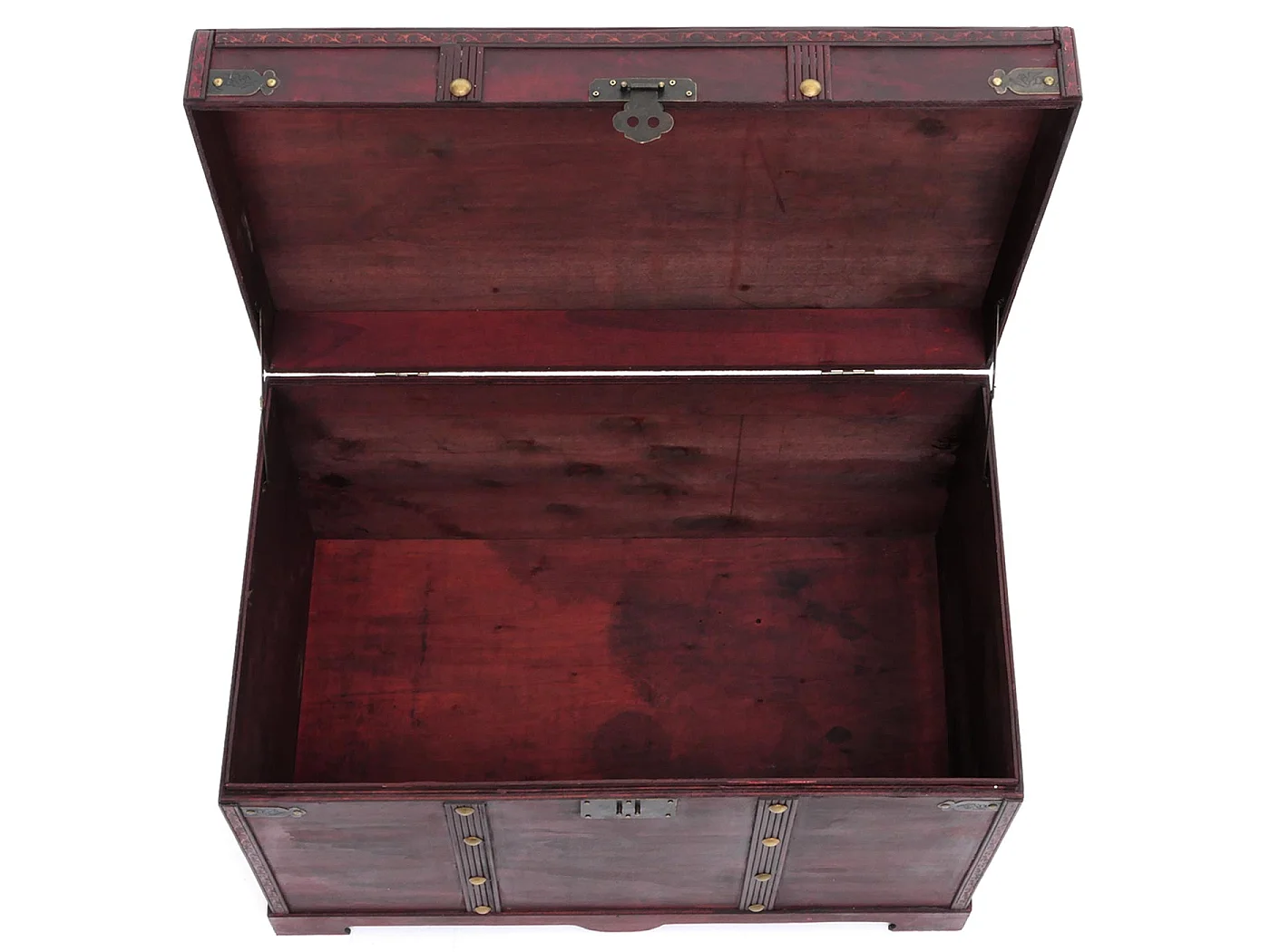 Cofre de madera Antibes,  cuadrado