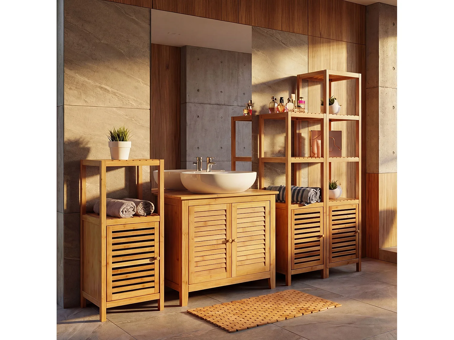 Ensemble pour salle de bain MCW-B18