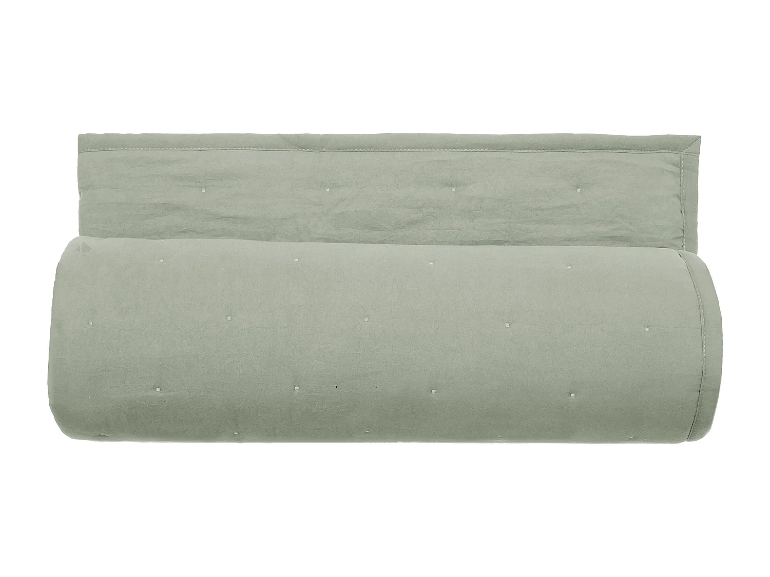 Plaid 150x200 CELESTE en velours points brodés Sauge