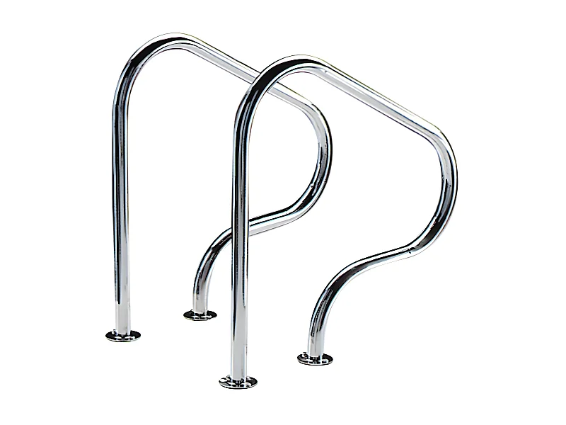 Sorties de bain pour piscine - 80 x 80 cm - Inox - A visser