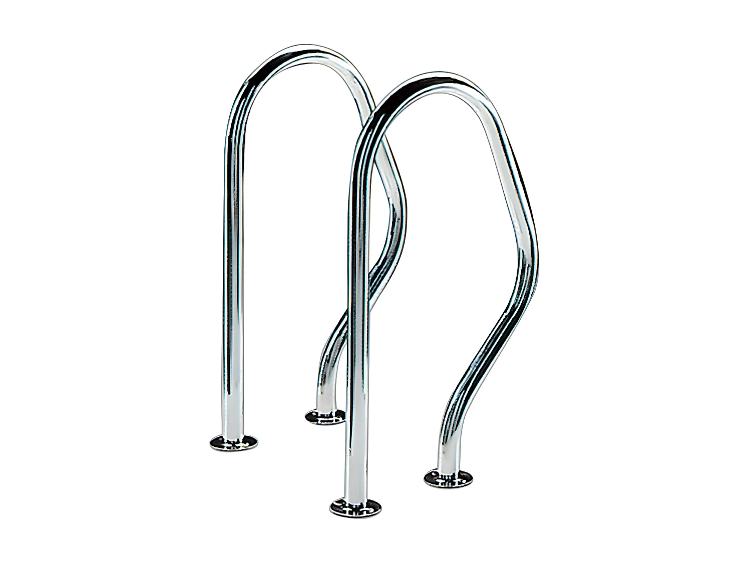 Sorties de bain pour piscine - 47 x 80 cm - Inox - A visser