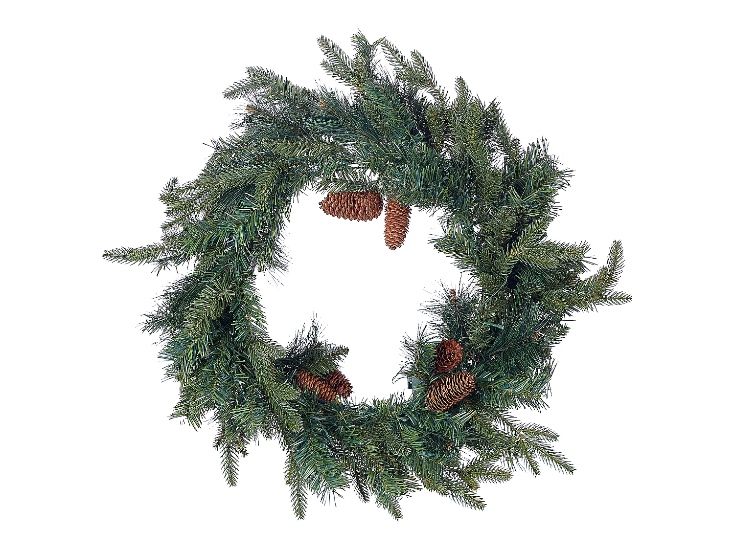 Couronne ⌀ 60 cm verte à lampes LED KAMERUN