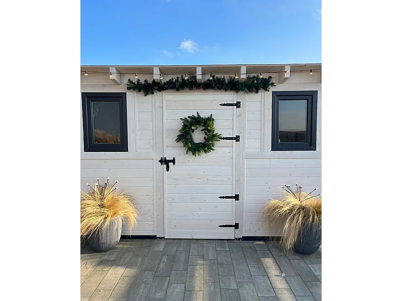 Couronne de Noël LED ⌀ 50 cm vert WHITEHORN