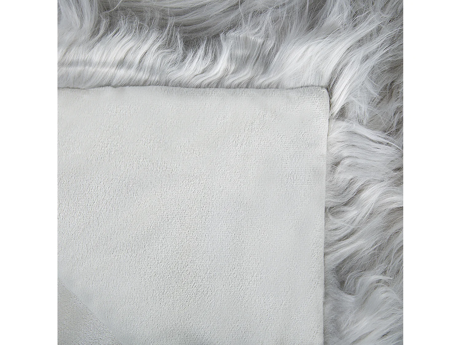 Couvre-lits DELICE Tissu 200 x 220 cm Gris clair