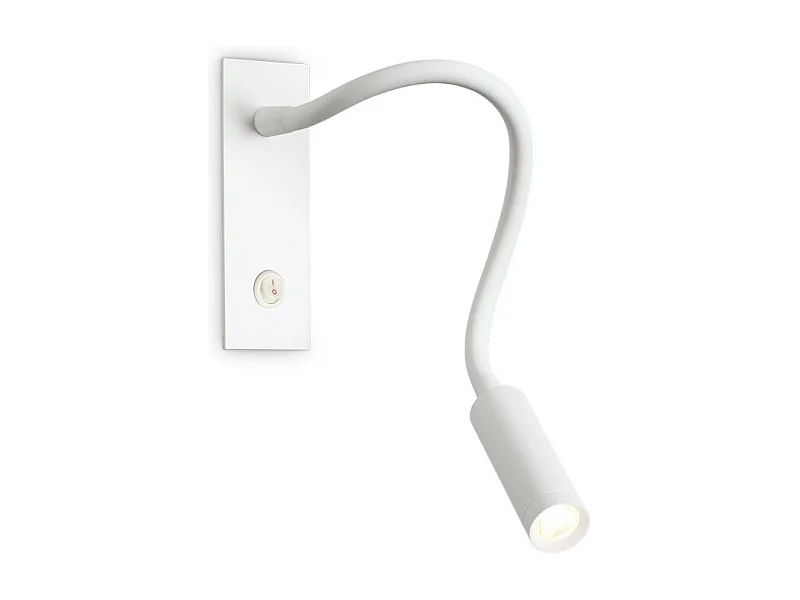 Ideal Lux IO Luz de lectura de pared blanca 3000K