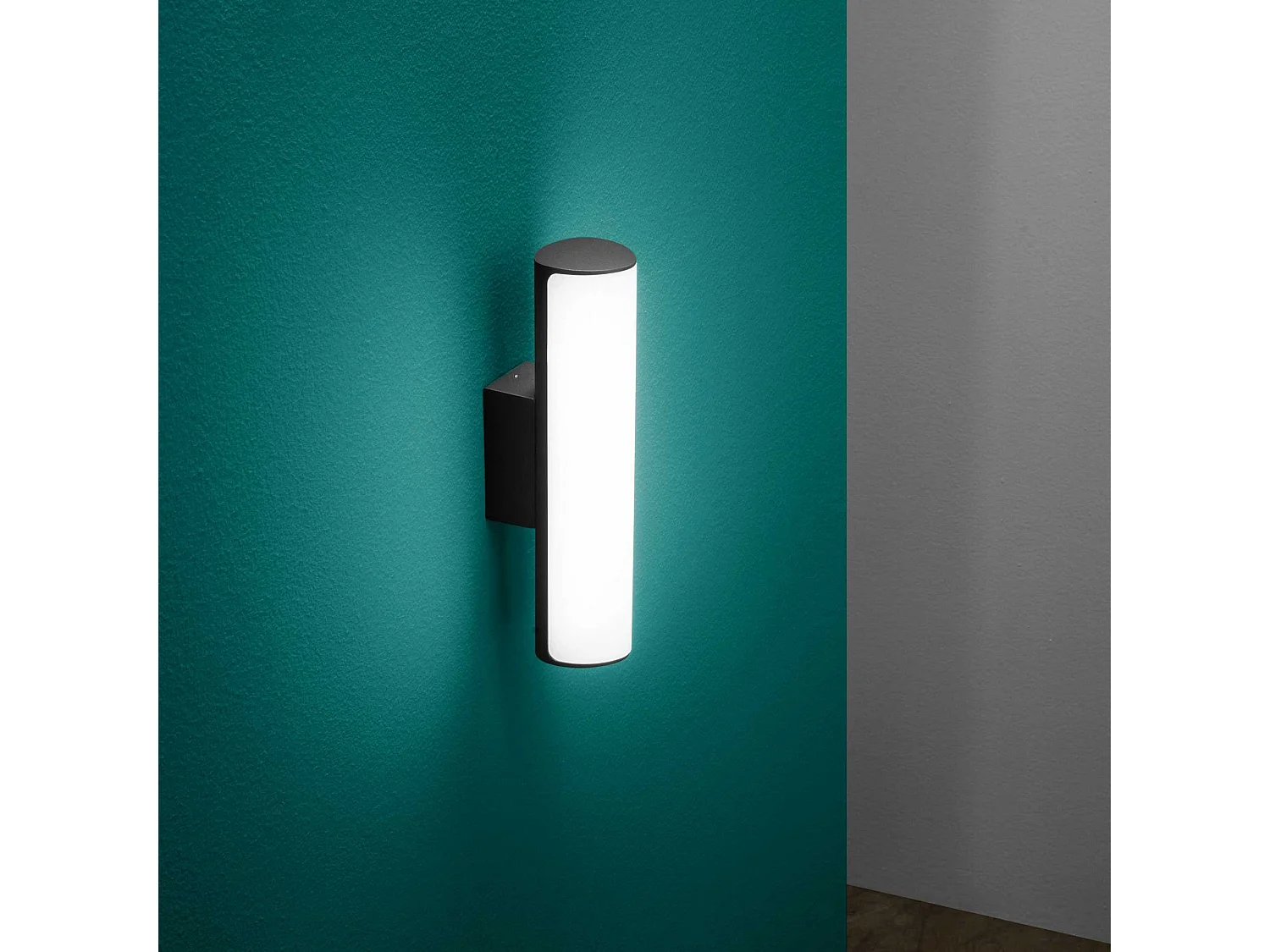 Ideal Lux Etere Applique Murale Extérieure LED 1 Lumière Anthracite IP44