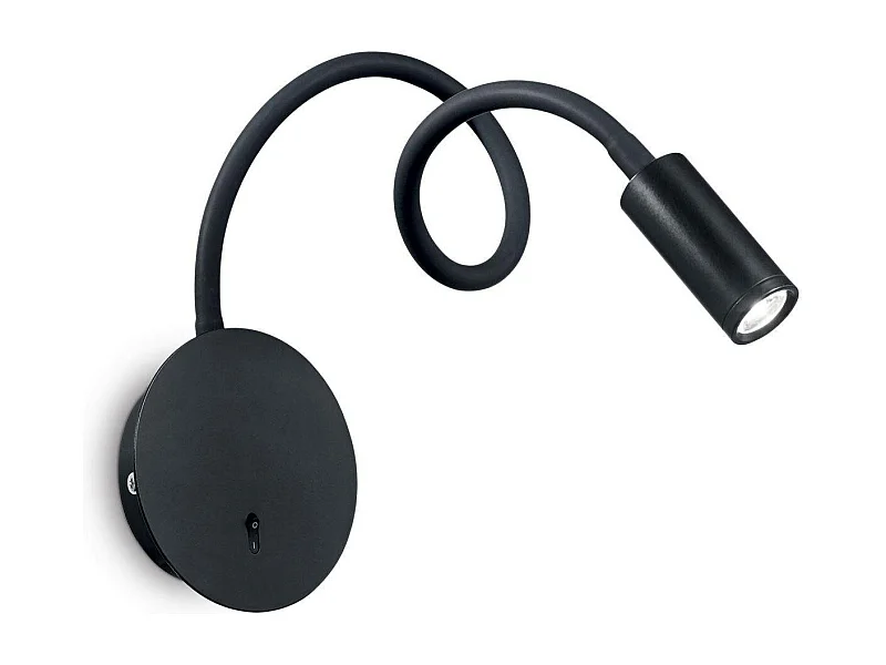 Ideal Lux Focus-2 - LED 1 Licht Wandleuchte Schwarz