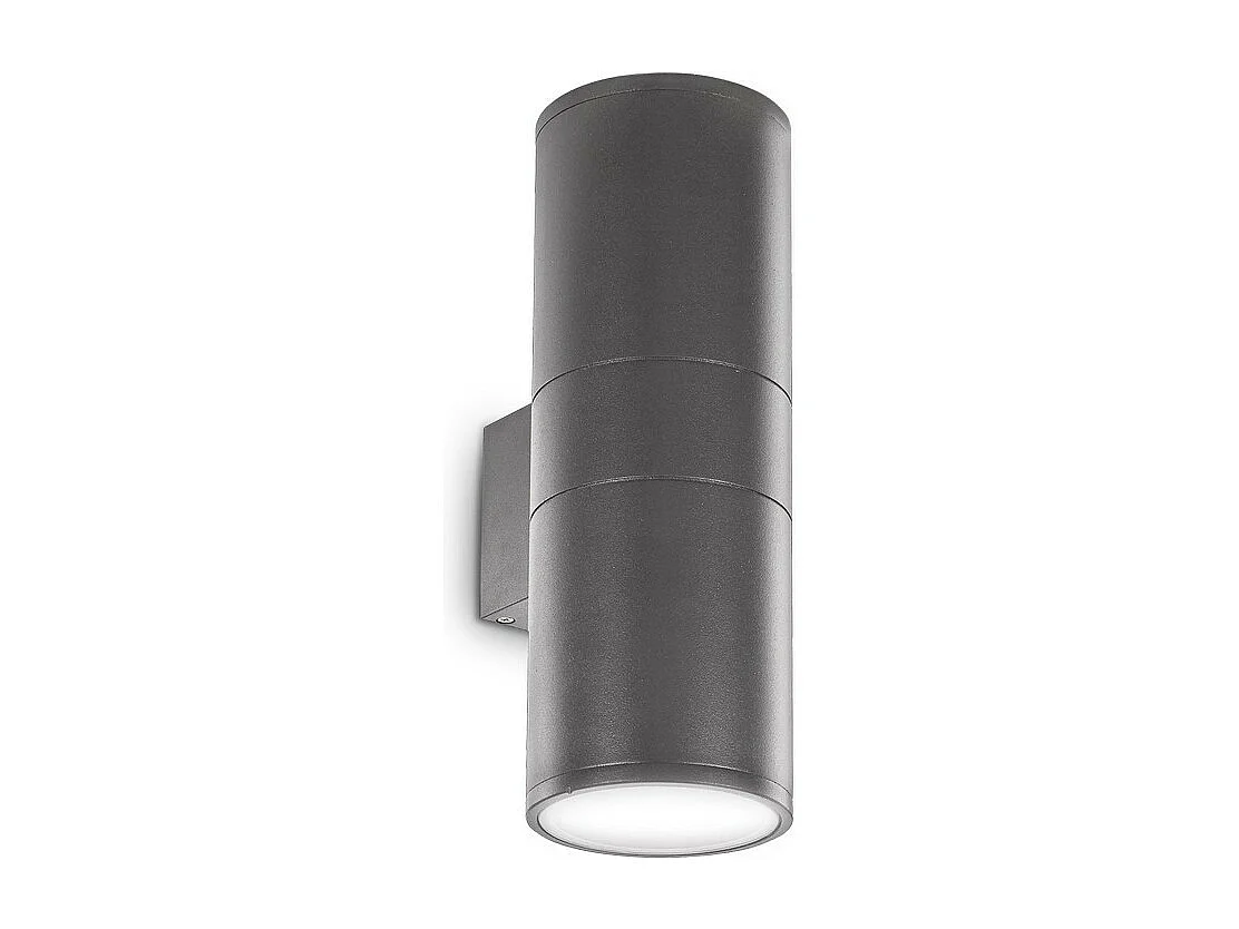 Ideal Lux GUN Applique d'extérieur Up Down 2 Lumières Anthracite IP54, E27