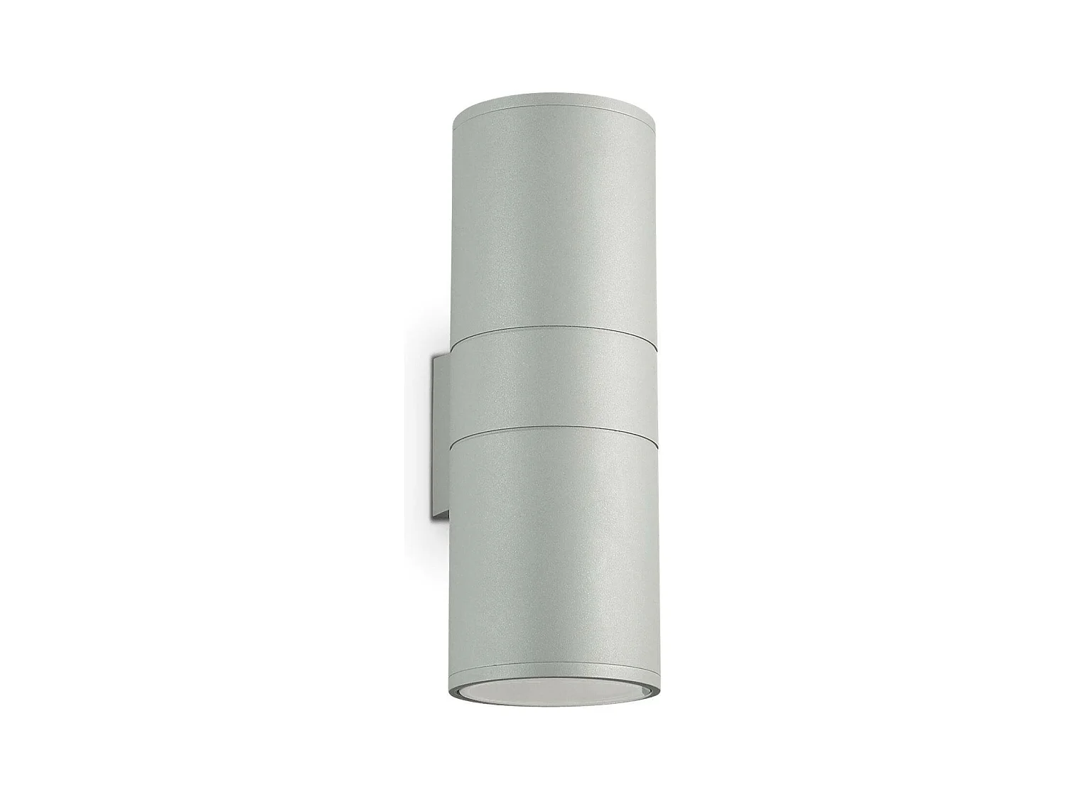 Ideal Lux Gun Applique murale d'extérieur à 2 lumières, gris IP54
