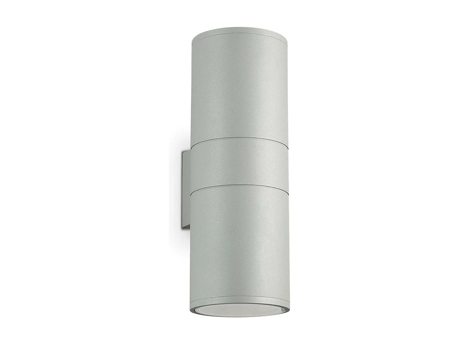 Ideal Lux Gun - Applique da esterno Up Down a 2 luci Grigio IP54
