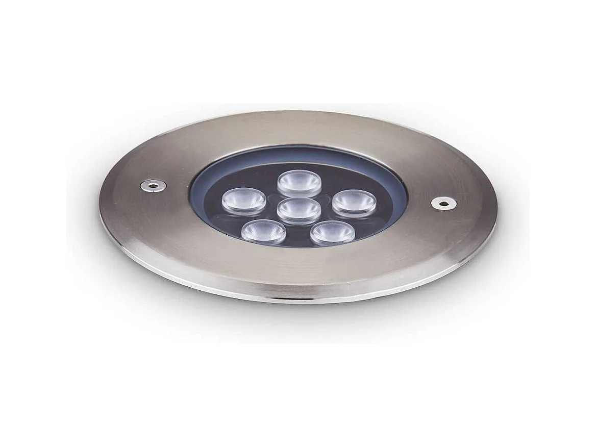 Buiteninbouwspot met aluminium afwerking