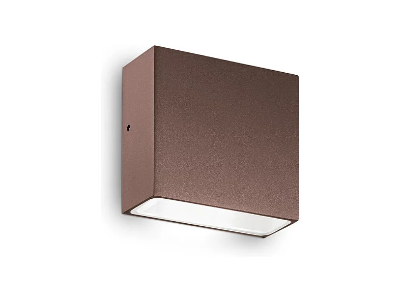 Ideal Lux TETRIS-1 - Lampada da incasso a parete per esterni 1 luce caffè IP44, G9